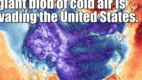A cold blob is overtaking the United States
