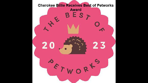 Cherokee Billie Receives Best of 2023 Petworks Award