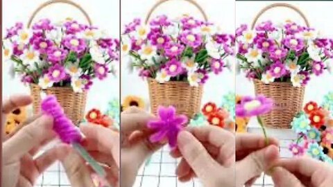 "Crafting a Charming Handmade Flower Basket: Step-by-Step Guide (diy)