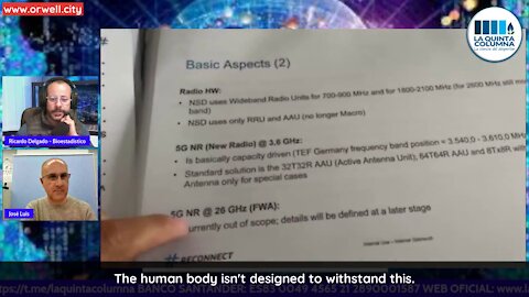 Telefónica whistleblower warns that 26 GHz band of 5G spectrum poses a health risk