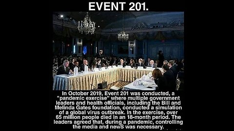 EVENT201 It was all planned for Bio Vaccine NWO Depopulation