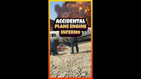 🔥 Accidental plane engine inferno | Funny #GTA clips Ep. 351 #gameshorts #gtamod