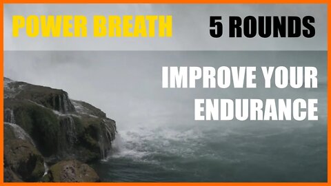 [Power Breath] 5 rounds breathing exercise guided - Breathing for ENDURANCE