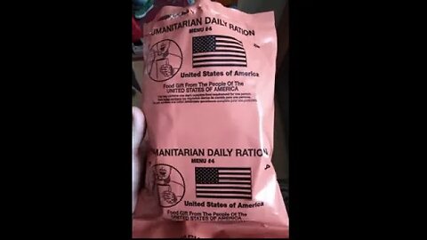 Collaboration with David Lynn the Prepper Principal USA Humanitarian Ration menu 4 review