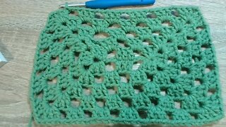 Left handed Rectangle Granny Square Pattern.