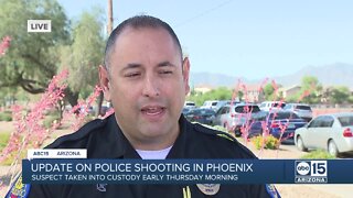 Police provide update after officer-involved shooting early Thursday morning in west Phoenix
