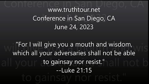 San Diego Truth Tour June 24 2023