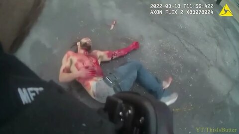 Body camera footage shows Louisville police shooting man armed with a knife