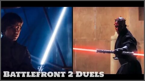Star Wars Battlefront 2 Duels - Luke Skywalker Vs Darth Maul