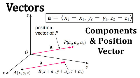 Vectors: Components and the Position Vector