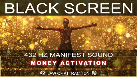 🌙 Manifest And Attract Money, Wealth, And Abundance ⎮ Black Screen Sleep Music