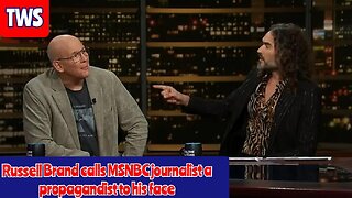 Russell Brand On Bill Maher Calls Out MSNBC Journalist