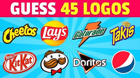 Guess The Logo Quiz | Food & Drink Edition | 45 Logos