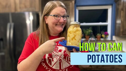 Easy Pressure Canned Potatoes | Every Bit Counts Challenge Day 19