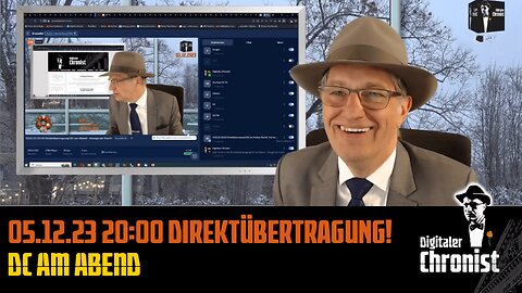 Aufzeichnung vom 05.12.23 Direktübertragung! DC am Abend