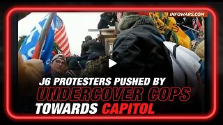 Video Confirms Undercover DC Police Pushing J6 Protesters Towards Capitol