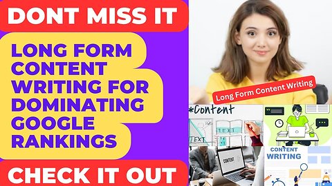 Short Form Long Form Writing - SEO Long Form Content Writing - SEO Long Form Text