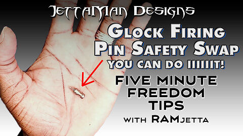 How to Change a Glock Firing Pin Safety! - Five Minute Freedom Tips