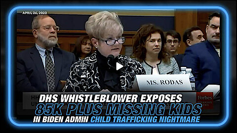 DHS Whistleblower Exposes Biden Admin's Sex Trafficking of 85K Plus Children
