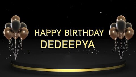 Wish you a very Happy Birthday Dedeepya