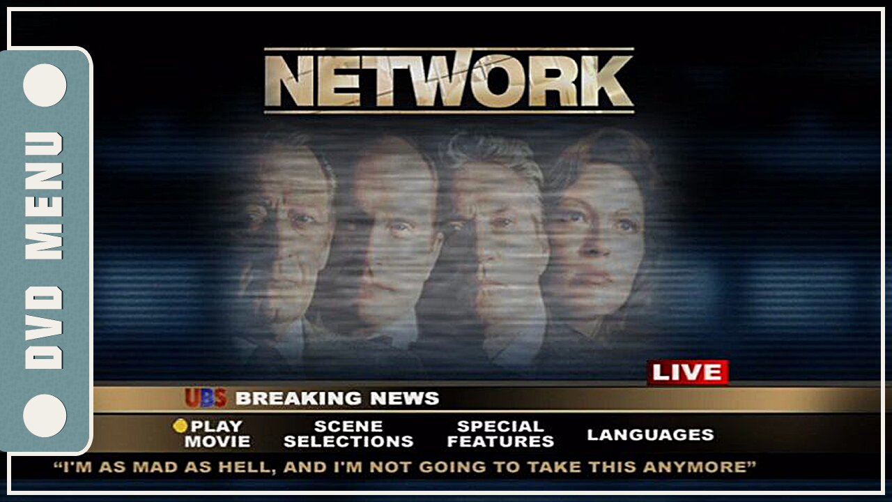 Network 1976 DVD Menus