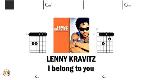 LENNY KRAVITZ I belong to you - (Chords & Lyrics like a Karaoke) HD