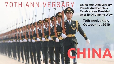 China 70th Anniversary Parade And People's Celebrations Presided Over By Xi Jinping