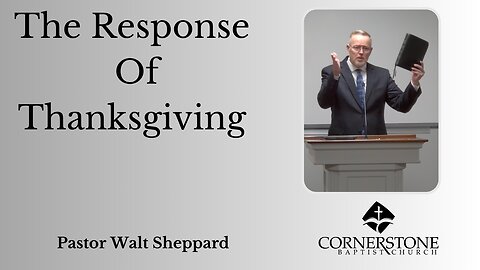 The Response Of Thanksgiving--Sun AM--Nov 19, 2023
