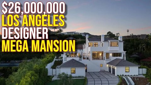 Touring $26,000,000 LA Designer Mega Mansion