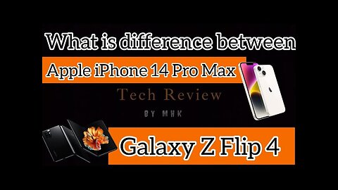 Apple iPhone 14 Pro Max VS Galaxy Z Flip 4