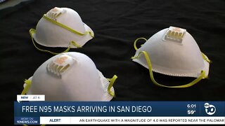 N95 masks arriving in San Diego