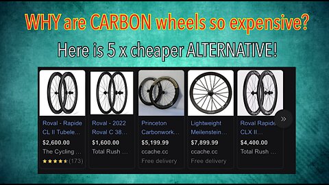 Why are CARBON wheels so EXPENSIVE, Now an Alternative
