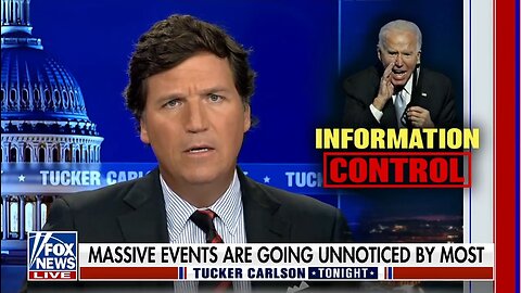 US Media Hiding Huge Stories. Twitter Pressured to Censor Tucker Carlson, Coordinated /w BigPharma