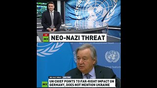 UN condemns German neo-Nazis while Israel welcomes Ukrainian ones - WHAT ABOUT THE AZOV NAZIS??
