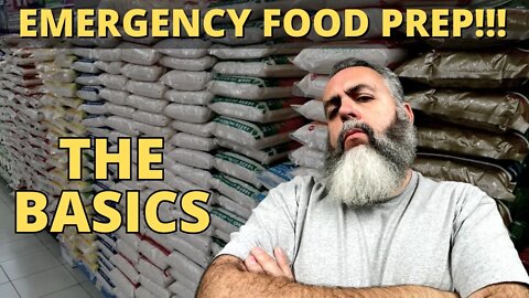 It is TIME to be PREPARED!!! EMERGENCY FOOD PREP VIDEO!!!