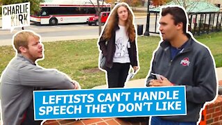 Leftists Can't Handle Speech They Don't Like