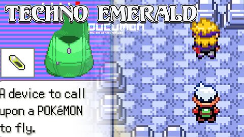 Pokemon Techno Emerald - GBA Hack ROM, QoL with Gen 8, Instant Text, Mega Evolution, Poke Rider