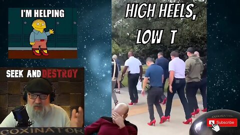 The "Men Marching Around In Red High Heels" Video Is More Sinister Than You Think