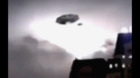 UFO in Thunderstorm in Hanoi, Vietnam