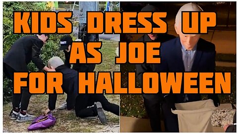 Viral Trend: Kids Dressed Up as Creepy Joe Biden on Halloween (VIDEO)