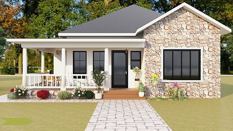Most Beautiful Small House Design 11.25 x 15.5 meters (1787.1sqft )