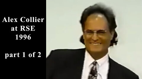 Alex Collier at RSE 1996 part 1 of 2