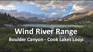 Wind River Range: Boulder Canyon - Cook Lakes Loop