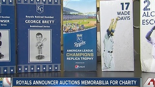 Royals announcer auctions memorabilia for charity