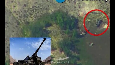 "O" Group Artillery Destroyed A Ukrainian Czech Self-Propelled Howitzer "Dana-M2" Near Seversk