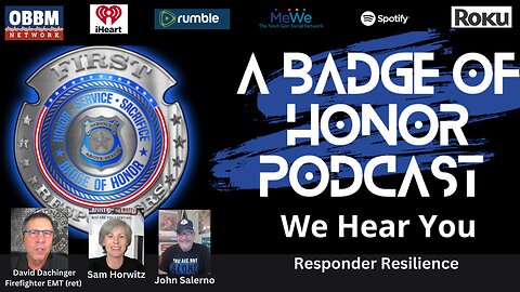 Responder Resiliance Podcast Host David Dachinger, Firefighter EMT (Ret)