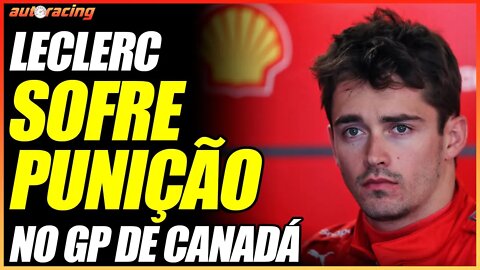 CHARLES LECLERC PERDE 10 POSIÇÕES NO GRID | TREINO LIVRE DO GP DO CANADÁ EM MONTREAL F1 2022