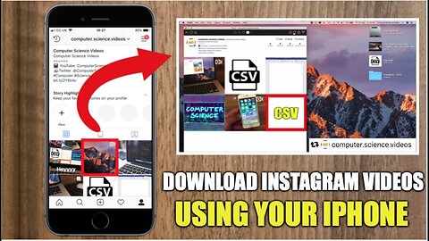 How To SAVE Your Own Video (With Watermark) On Instagram Using Your iPhone - Basis Tutorial | New