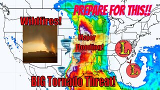 Violent Tornadoes, Hurricane Winds, Large Hail, Fires & Tropical Update! - The WeatherMan Plus