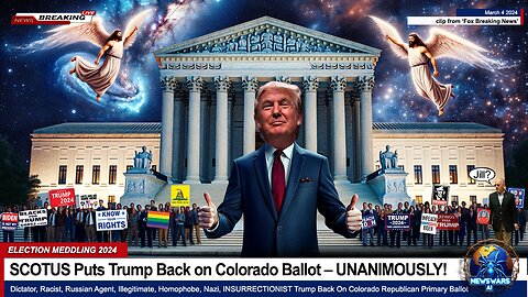 IT'S UNANIMOUS! SCOTUS Puts Trump Back on Colorado Ballot!